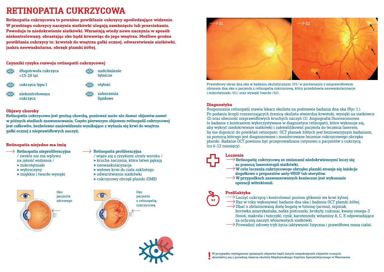 Dobry wzrok Mazowszan ulotka informacyjna