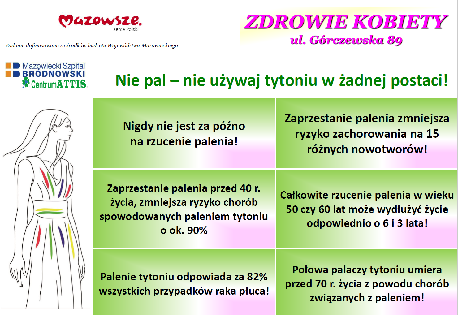 plakat promujący profilaktykę palenia tytoniu